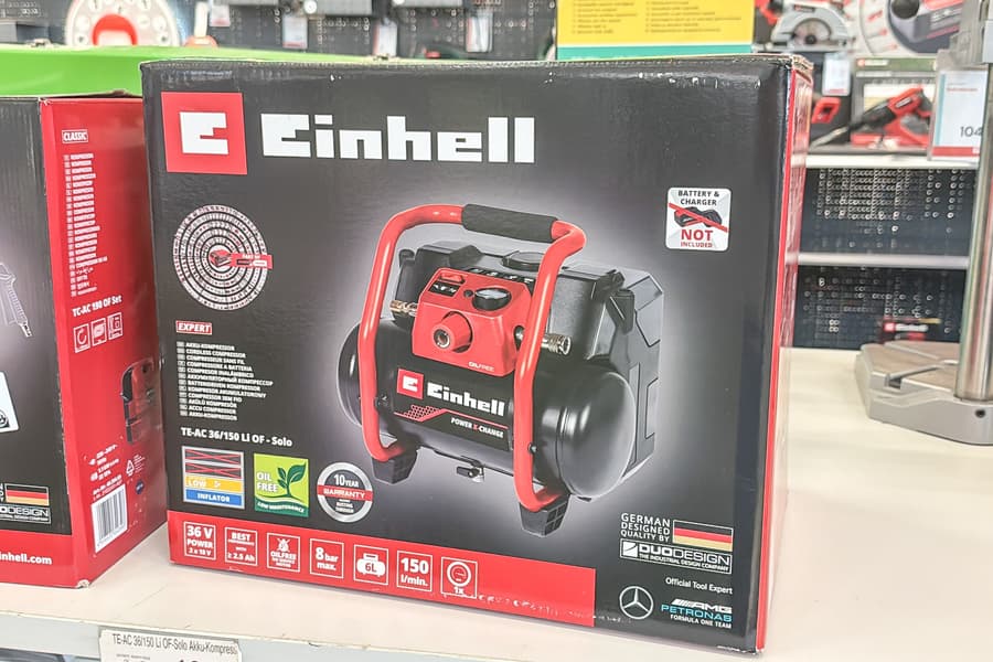 Akku Kompressor Einhell TE-AC 36/150 Li OF - Solo